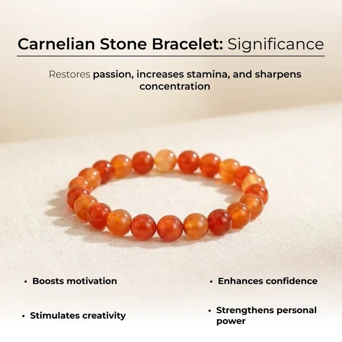 Carnelian Stone Bracelet - view 6