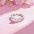 Celestial Crown Rhodium Plated 925 Silver Women Ring (Adjustable)