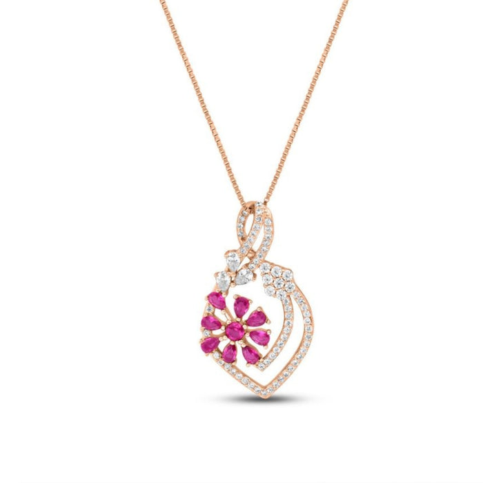 Celestial Harmony Rose Gold Plated 925 Sterling Silver Jewellery Set