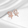 Celestial Wings Rose Gold Plated 925 Sterling Silver Earrings