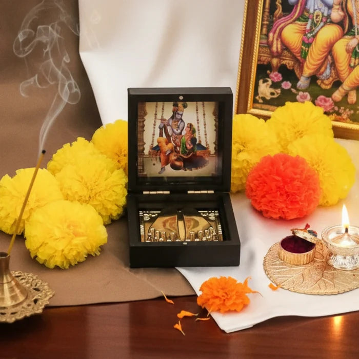 CHARAN PADUKA FOR LORD KRISHNA - view 2