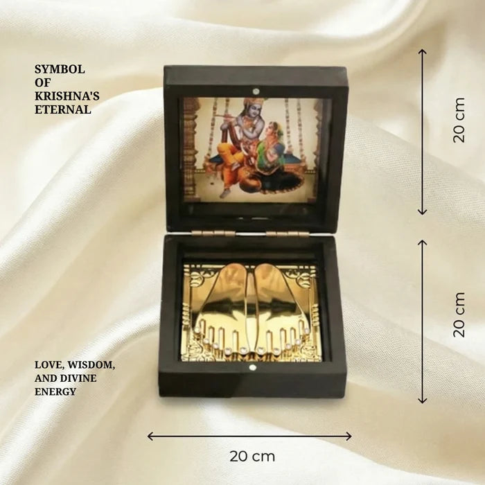CHARAN PADUKA FOR LORD KRISHNA - view 3