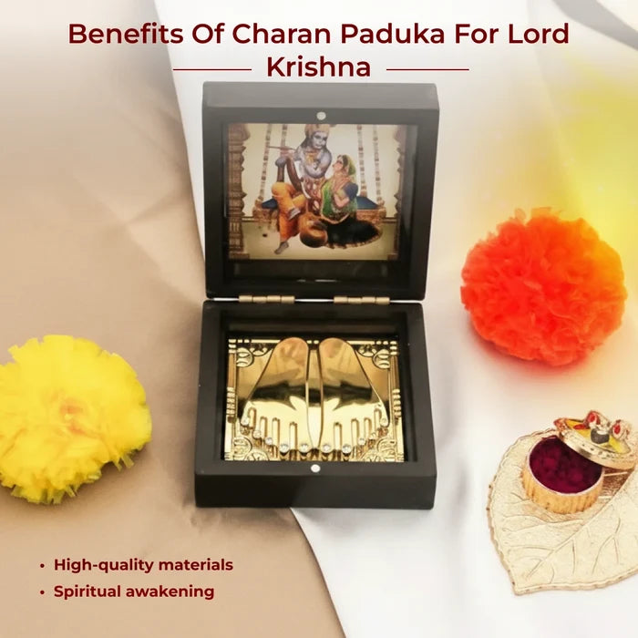 CHARAN PADUKA FOR LORD KRISHNA - view 6