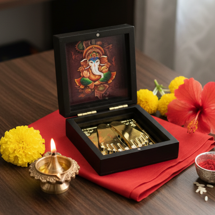 CHARAN PADUKA OF LORD GANESHA - view 2