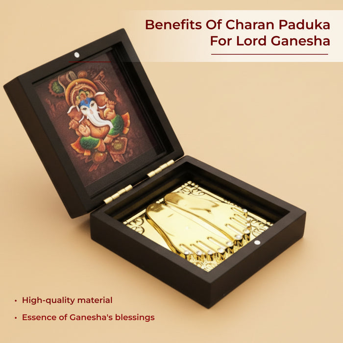 CHARAN PADUKA OF LORD GANESHA - view 4