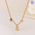 Charm Story Trio Rose Gold-Plated 925 Silver Necklace