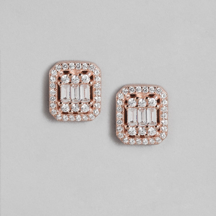 Cherished Luminance Rose Gold Plated 925 Sterling Silver Jewelry Set