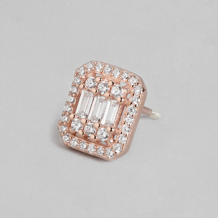 Cherished Luminance Rose Gold Plated 925 Sterling Silver Jewelry Set