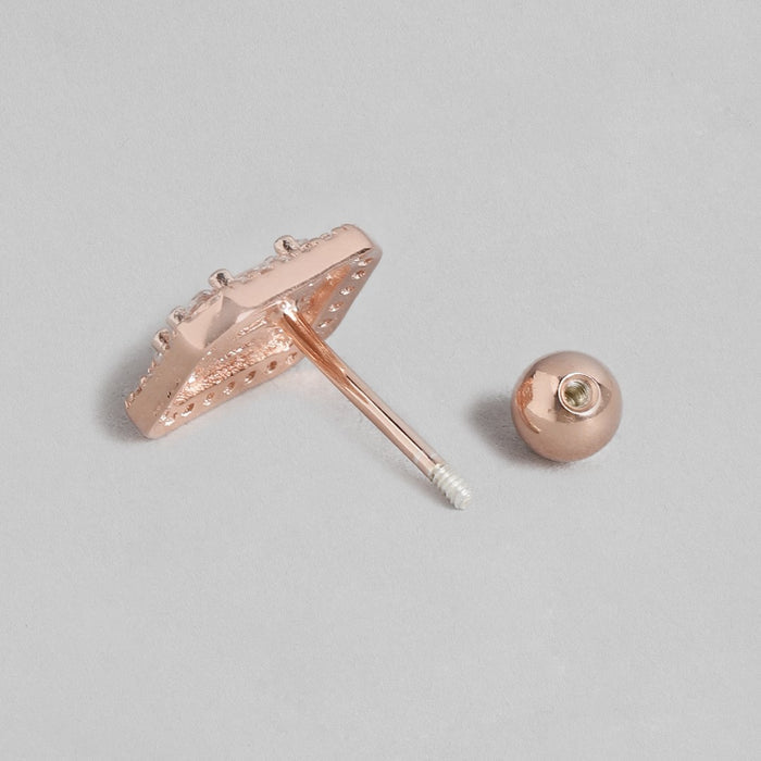 Cherished Luminance Rose Gold Plated 925 Sterling Silver Jewelry Set