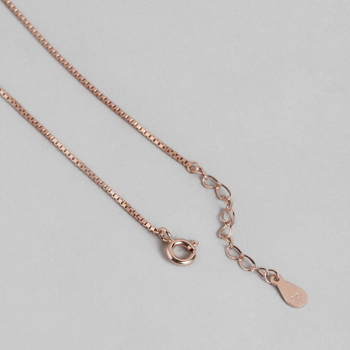 Cherished Luminance Rose Gold Plated 925 Sterling Silver Jewelry Set