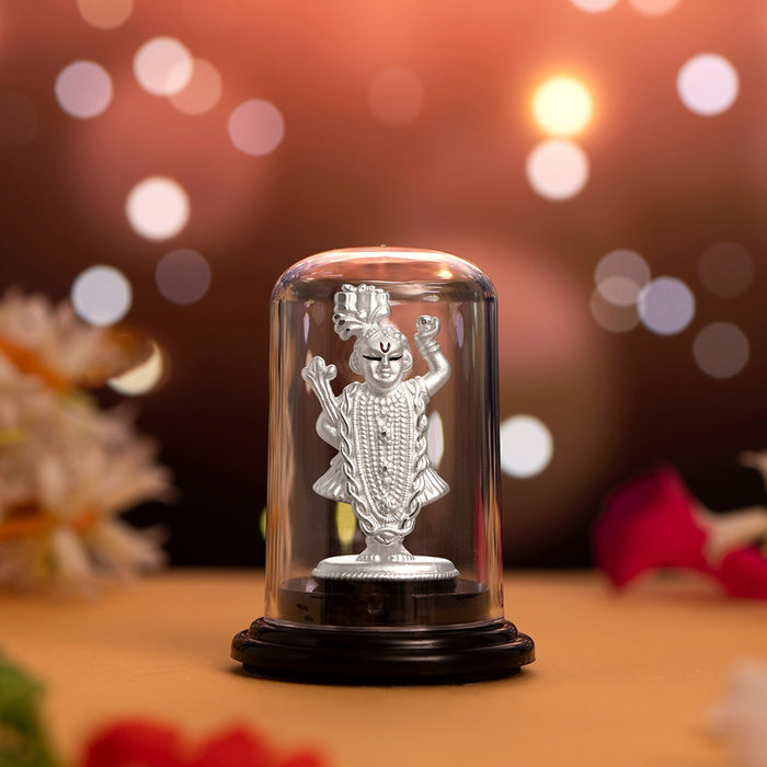Cherubic Charisma Rhodium Plated 999 Silver Little Krishna Idol