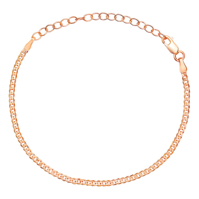 Chic 925 Sterling Silver Link Chain Bracelet