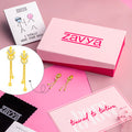 Chic Glitter Gold-Plated 925 Sterling Silver Drop Earrings Gift Hamper