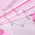 Circle of Elegance Rhodium-Plated 925 Sterling Silver Bracelets