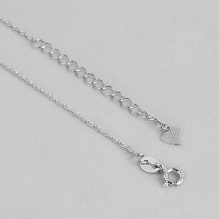 Circular Radiance Pearl Rose Gold-Plated 925 Sterling Silver Necklace