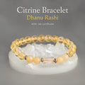 Citrine Bracelet (Dhanu Rashi) Sagittarius