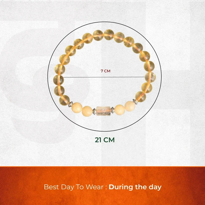 Citrine Bracelet (Dhanu Rashi) Sagittarius - view 3