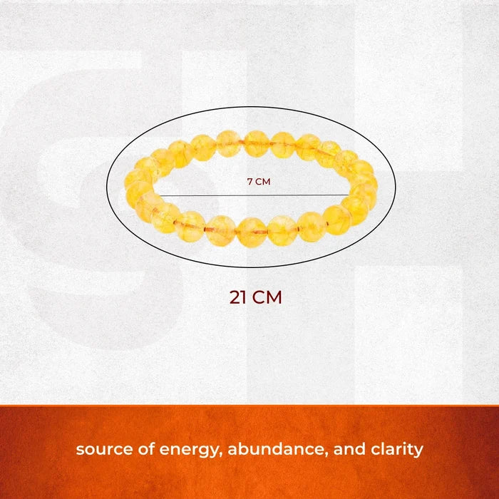 Citrine Stone Bracelet - view 4
