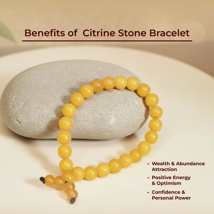 Citrine Stone Bracelet - view 5