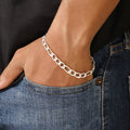 Classic 925 Sterling Silver Men's Bracelet