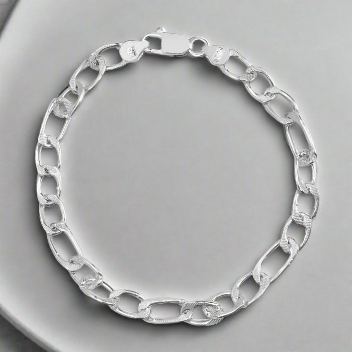 Classic 925 Sterling Silver Men's Bracelet
