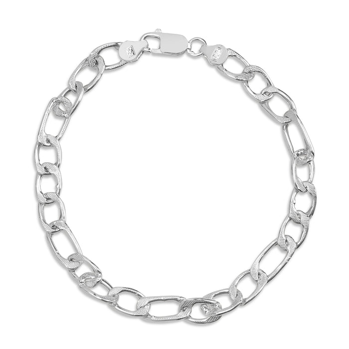 Classic 925 Sterling Silver Men's Bracelet