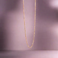 Classic Beaded Rose Gold Plated 925 Sterling Silver Chain