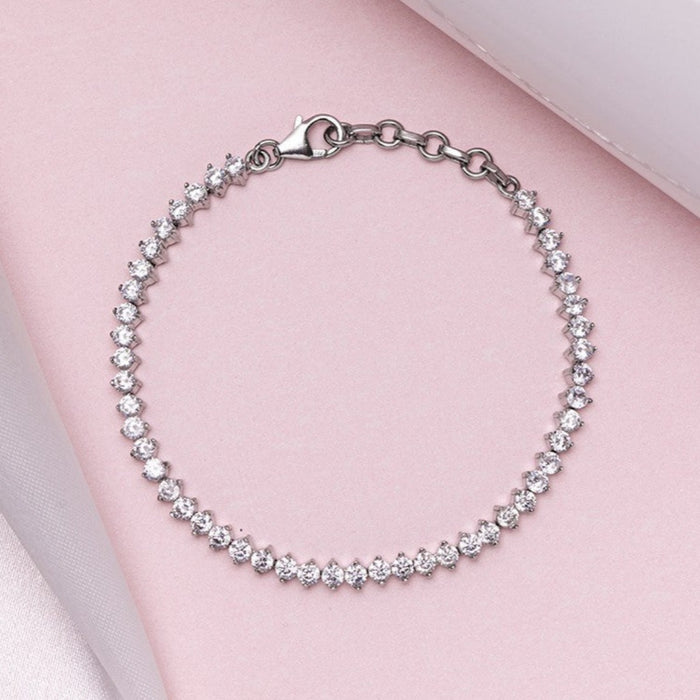 Classic CZ 925 Silver Bracelet