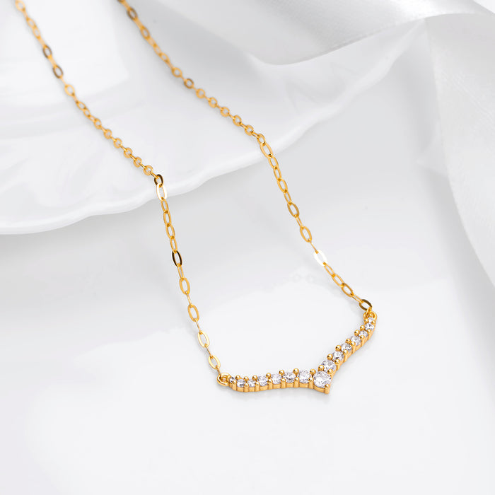 Classic Elegance Gold Plated 925 Sterling Silver Necklace