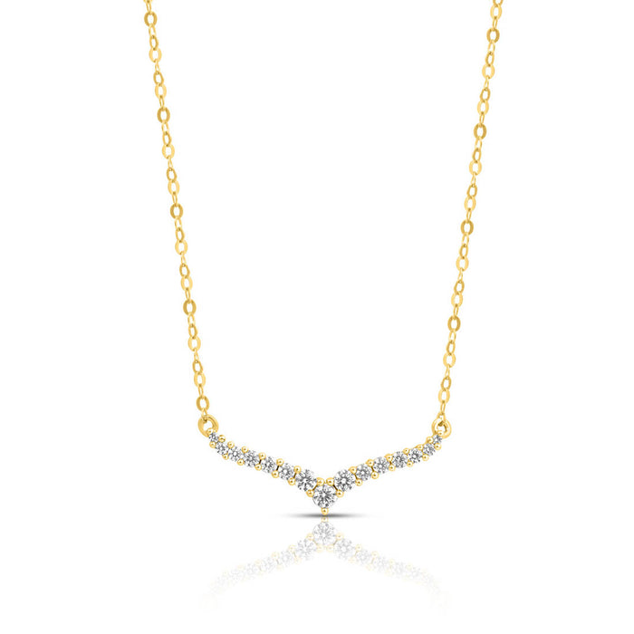 Classic Elegance Gold Plated 925 Sterling Silver Necklace