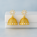 Classic Gold Plated 925 Sterling Silver Earrings