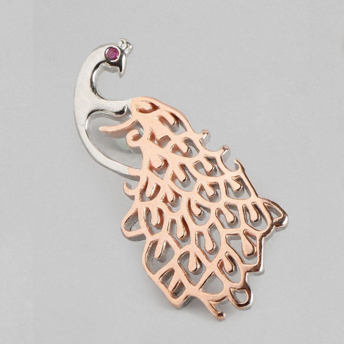 Classic Peacock Rose Gold Plated 925 Sterling Silver Jewellery Sets