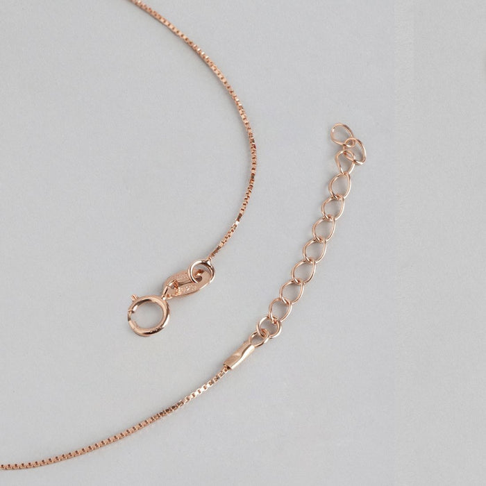 Classic Pearl Rose Gold Plated 925 Sterling Silver Jewellery Set