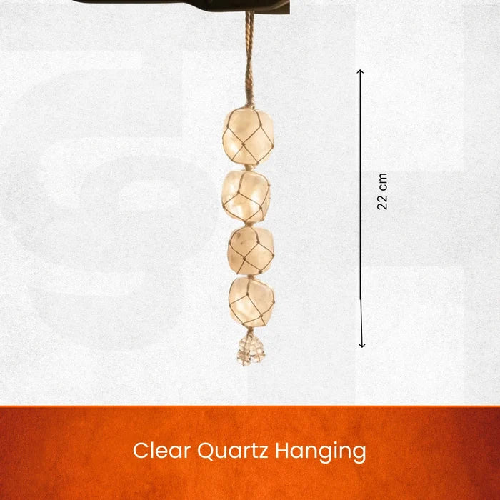 Clear Quartz Hanging Home, Office & Car - view 4
