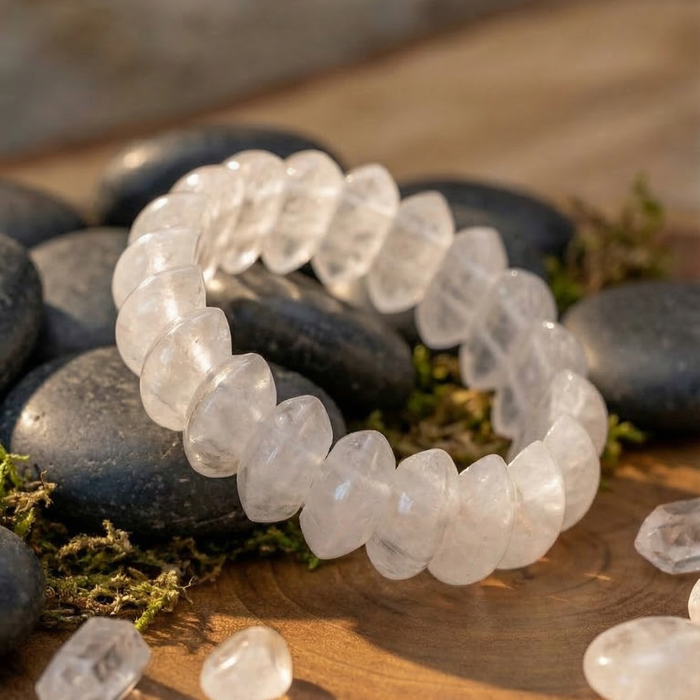 Clear Quartz Oval Cut Bracelet - view 3