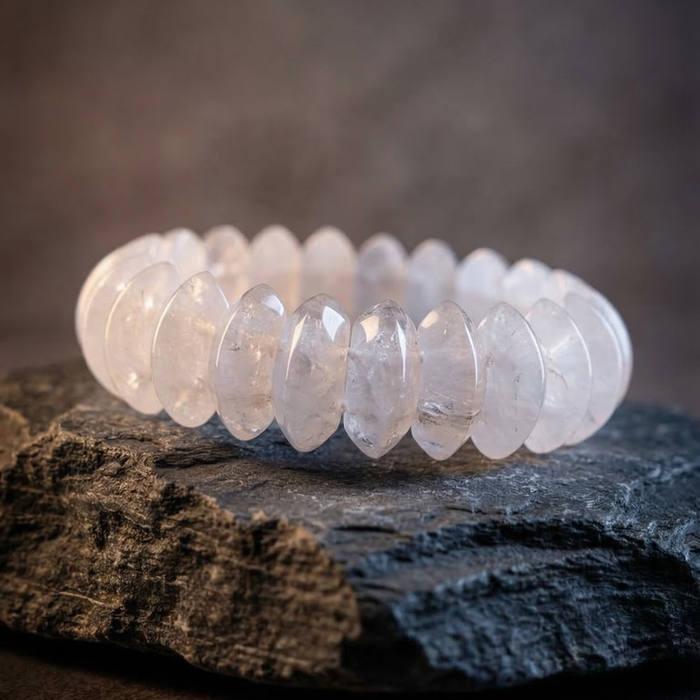 Clear Quartz Oval Cut Bracelet - view 4