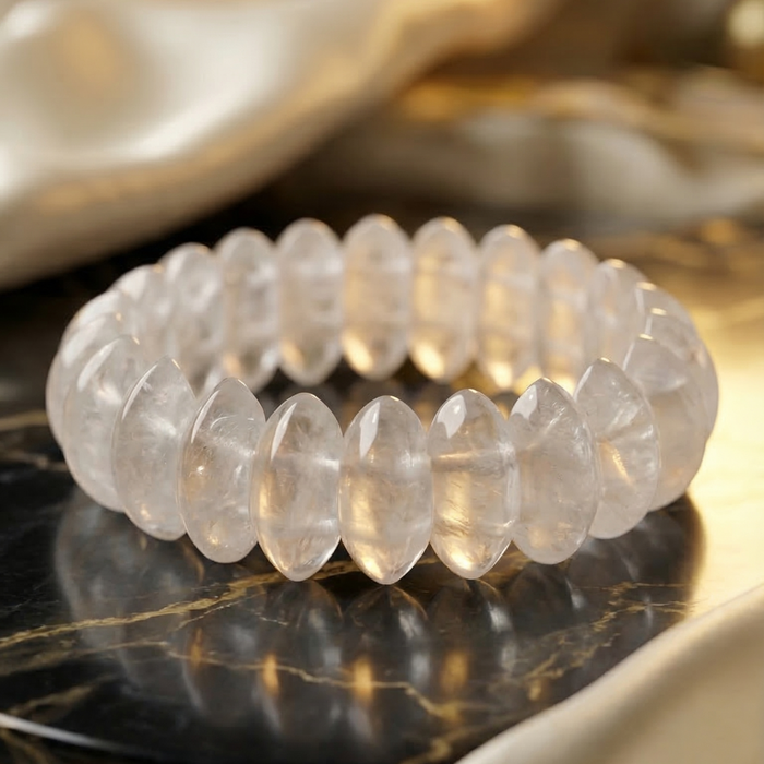 Clear Quartz Oval Cut Bracelet - view 6
