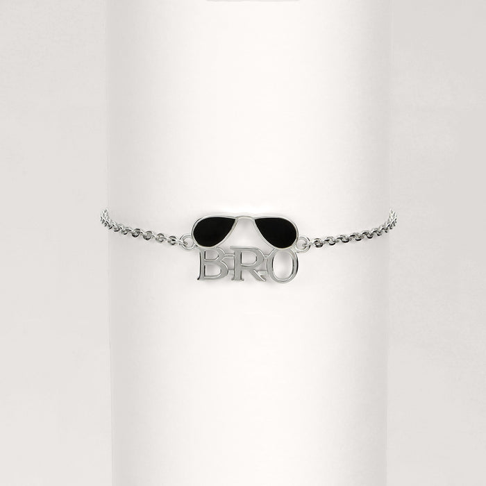 Cool Bro Rhodium-Plated 925 Sterling Silver Rakhi