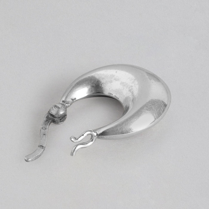 Crescent Moon  925 Sterling Silver Earrings