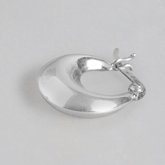 Crescent Moon  925 Sterling Silver Earrings