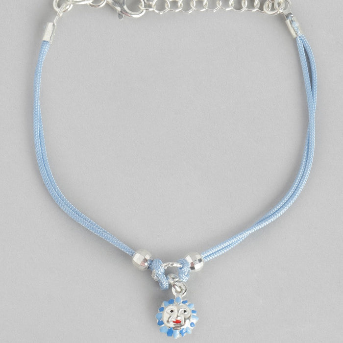 Cute Blue 925 Sterling Silver Girls Bracelet