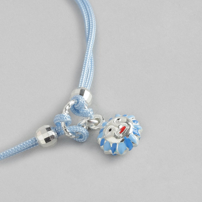 Cute Blue 925 Sterling Silver Girls Bracelet