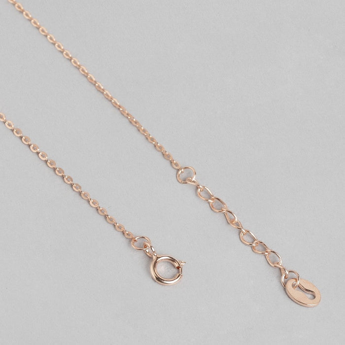 Cutest Bow Tie Rose-Gold 925 Sterling Silver Necklace