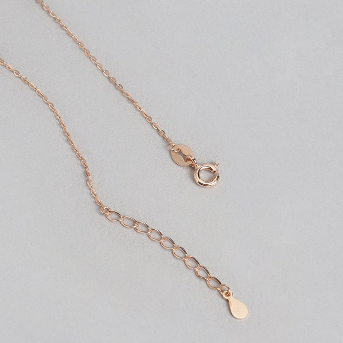 CZ Drum 925 Sterling Silver Drop Necklace