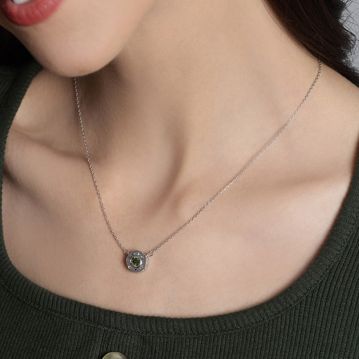 CZ Love 925 Sterling Silver Necklace