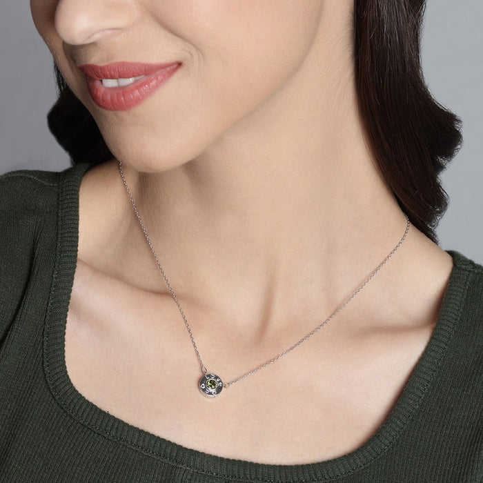 CZ Love 925 Sterling Silver Necklace