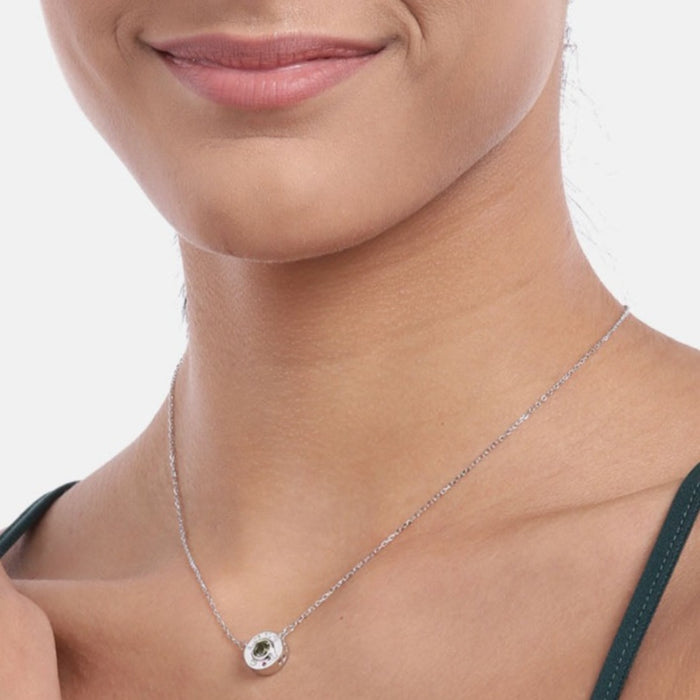 CZ Love 925 Sterling Silver Necklace
