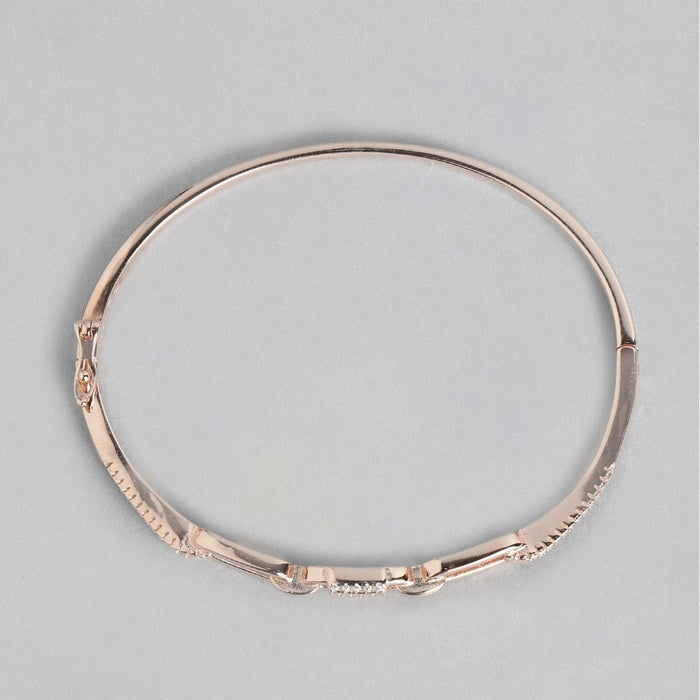CZ Rose Gold Plated 925 Sterling Silver Bracelet