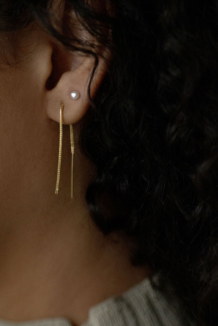 Dainty Pearl Studs