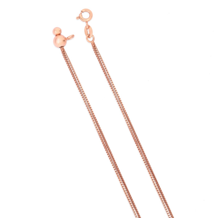Dainty Rose Gold 925 Sterling Silver Waist Chain